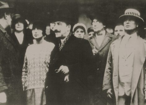 Выдающийся австрийский писатель Стефан Цвейг в Москве. 1928 год.
